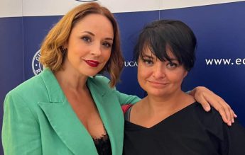 Andreea Marin, în vizită la Ministerul Educației pentru a susține bursele pentru orfanii de un singur părinte: „Am fost un copil orfan”