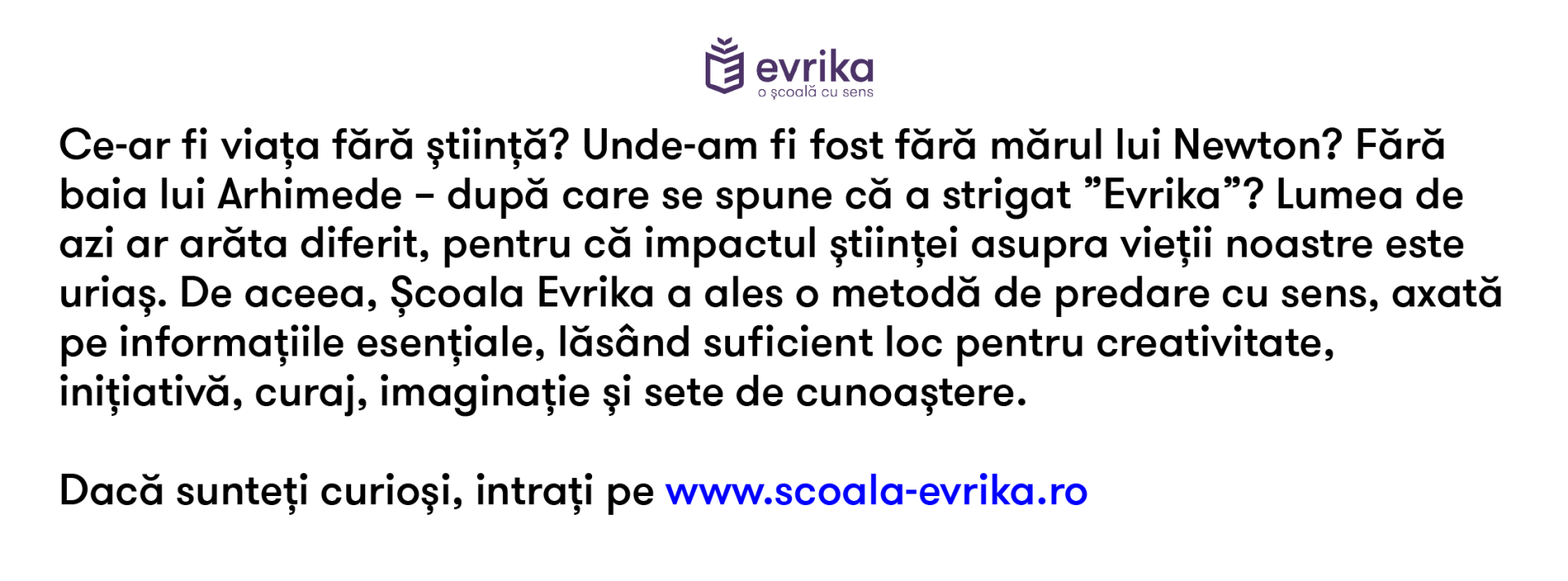 scoala evrika