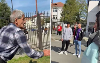 Un paznic a pulverizat spray lacrimogen în ochii unui elev care a călcat pe gazon
