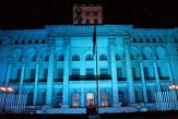 Fundația Renașterea a marcat Ziua globală de eliminare a Cancerului de Col Uterin, iluminând in turcoaz Palatul Parlamentului