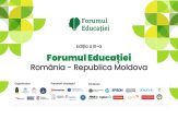 Forumul Educației România – Republica Moldova începe vineri, 17 noiembrie, la Iași