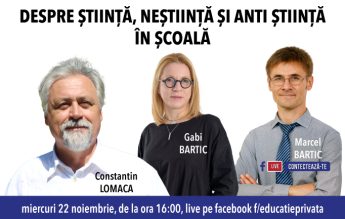 DESPRE ȘTIINȚĂ, NEȘTIINȚĂ ȘI  ANTI ȘTIINȚĂ ÎN ȘCOALĂ