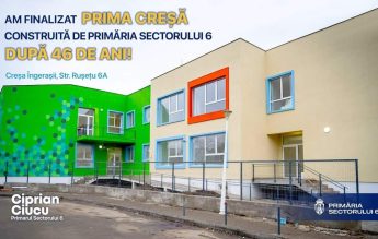 Creșa „Îngerașii”, prima construită în Sectorul 6 în ultimii 46 de ani, a fost finalizată