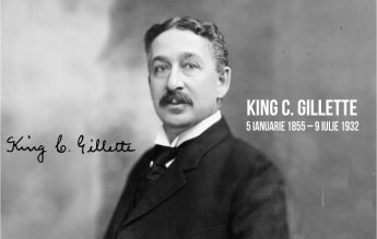 5 ianuarie 1855: Se naște King C. Gillette, inventatorul aparatului de ras de  unică folosință