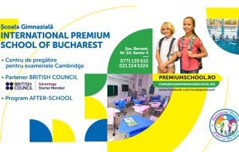 Școala Gimnazială International Premium School of Bucharest vă invită la SĂPTĂMÂNA PORȚILOR DESCHISE!