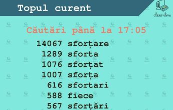 Cuvântul „sforțare”, inclus în subiectele de simulare, a fost căutat pe dexonline de sute de ori înainte de finalul probei de azi