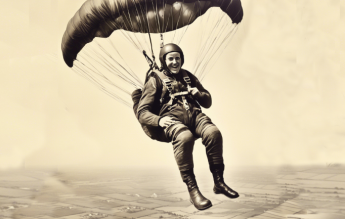 1 martie 1912: Primul salt din avion cu parașuta pliată în rucsac