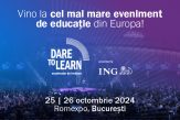Până pe 30 aprilie, profesorii își pot rezerva locul, în exclusivitate, la Dare to Learn – cel mai mare eveniment educațional din Europa