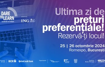 Astăzi este ultima zi în care profesorii beneficiază de tarife preferențiale la Dare to Learn – cel mai mare eveniment educațional din Europa