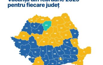 Când va avea loc vacanța din februarie 2025 în fiecare județ. Datele transmise de ISJ-uri