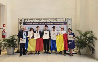 Trei medalii de aur și două de bronz pentru echipa României, la Olimpiada Internațională de Astronomie și Astrofizică
