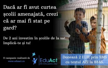 Investiție în viitor: EduAct amenajează curți de școală și grădinițe în mediul rural