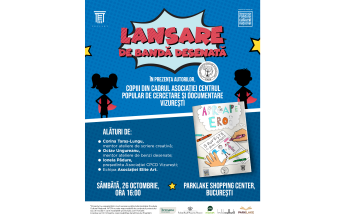 Asociația Elite Art lansează, în cadrul ParkLake Shopping Center, banda desenată „Aproape Eroi”