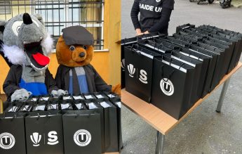 Studenții UBB și UMF au primit kituri de suporteri cu înjurături și mesaje care instigă la violență