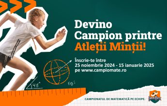 CampioMATE 2025: Start înscrieri la campionatul național de matematică pe echipe