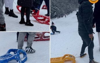 Salvamontiștii brașoveni: UGG-urile și „AIR” nu sunt pentru pârtie, „gheața nu ține cont de brand!”