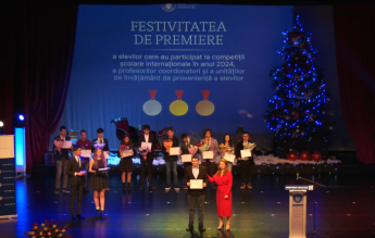 178 de elevi olimpici internațional au fost premiați de Ministerul Educației