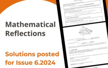 Rezolvările unui elev român, în revista Mathematical Reflections