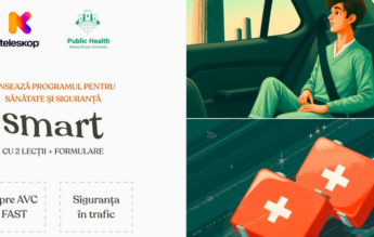 Resurse gratuite pentru orele de Dirigenție pe teme de siguranță și sănătate, prin programul SMART, dezvoltat de Teleskop și UBB