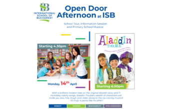 14 aprilie: Uși deschise la International School of Bucharest | Experience International School of Bucharest at Our Open Door Afternoon