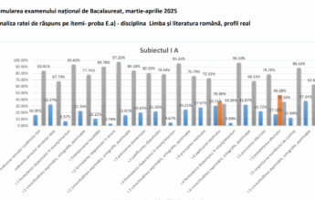 Analiza gradului de reușită pe itemi la simularea de bacalaureat a fost publicată de MEC