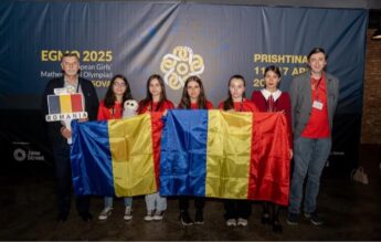Aur, argint și bronz pentru echipa României la Olimpiada Europeană de Matematică pentru Fete