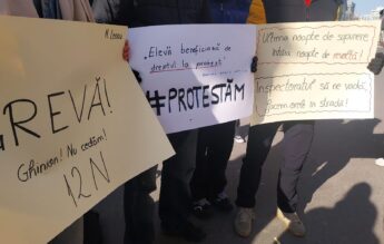 Directoarea liceului din Timișoara, după protestul elevilor: „Nu știm ce să mai facem!”