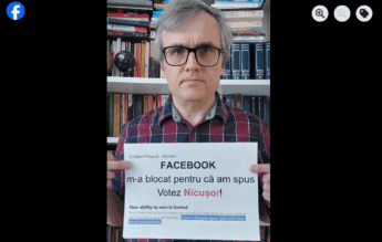 Cristian Presură: Am pierdut monetizarea paginii după o postare de susținere a lui Nicușor Dan