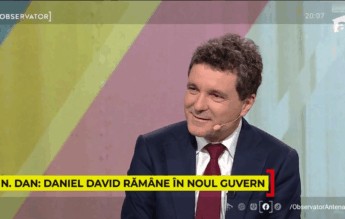 Nicușor Dan: Daniel David ar trebui să rămână ministru al Educației