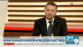 David: Noile planuri-cadru se vor aplica cel mai devreme din anul școlar 2026-2027