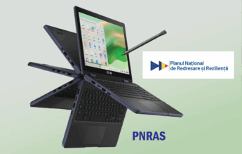 Protejat: Tehnologia care reduce abandonul școlar: Chromebook CR12 prin finanțarea PNRAS