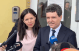 Nicușor Dan a votat la școala unde a învățat în copilărie: „E important să știm de unde am plecat”