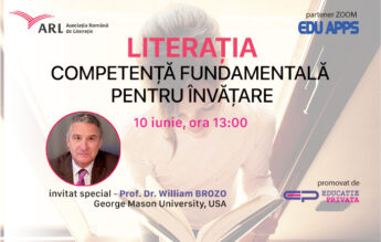 Super conferință: Literația, competență fundamentală pentru învățare