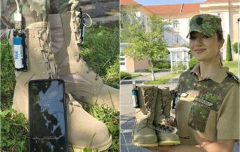 Bocanci care încarcă telefoane în mers, inventați de o elevă a Școlii Militare din Sibiu