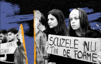 Studenții ies la protest, dezamăgiți de discuțiile cu ministrul David și de absența lui Bolojan