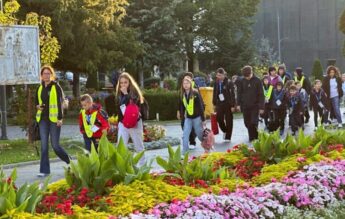 Prima „Stradă Școală” din România, testată la Reghin