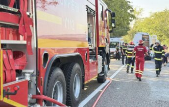 Incendiu la o școală aflată în reabilitare, în Cluj-Napoca