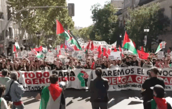 Studenții spanioli, proteste masive împotriva acțiunilor Israelului în Gaza