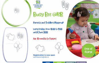 International School of Bucharest lansează grupul de joacă (playgroup) „Parents and Toddlers”