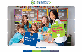 Start la înscrieri pentru 2026/2027 la International School of Bucharest. Discount de până la 10%
