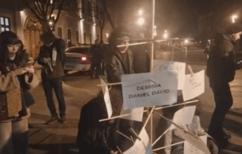 Studenții au protestat la Cluj: „David să trăiască dintr-o bursă studențească”
