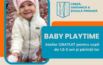 Cum arată o primă întâlnire blândă cu grădinița? Hai la Baby Playtime, atelier sensorial gratuit pentru tine și copilul tău!