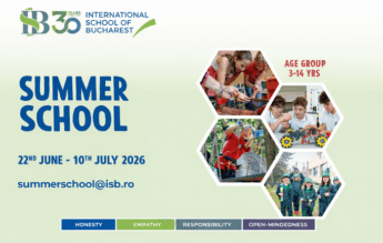 Școala de Vară 2026 la International School of Bucharest: înscrieri deschise cu reducere Early Bird