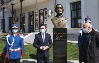 Bustul lui Octavian Goga, îndepărtat din Parcul Copou din Iași, după acțiuni în instanță