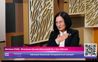 Directoarea Mariana Stan: Directorii trebuie să slujească, nu să aștepte să fie slujiți