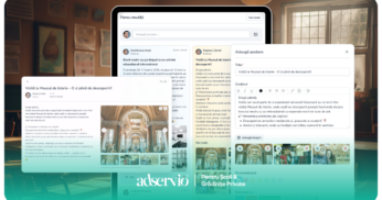 modul de știri aplicație Adservio