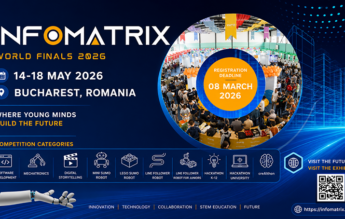 Roboți, AI și inovație: vino la finala mondială INFOMATRIX 2026 de la București