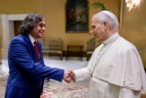 Mircea Cărtărescu, primit de Papa Leon al XIV-lea la Vatican