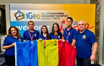 Elevii români au obținut patru medalii la Olimpiada Internațională de Geografie