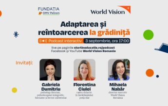 Primul podcast interactiv dedicat educației timpurii. Părinții și cadrele didactice vor putea discuta LIVE cu specialiști despre provocările primilor ani ai copilului